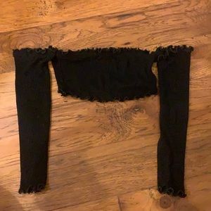 FASHION NOVA crop long sleeve. WORN ONCE